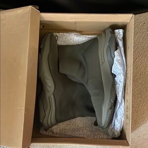 Men's Olive Green Sock Steve Madden Sneakers